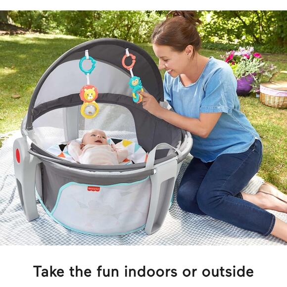 Fisher-Price On-The-Go Baby Dome Portable Bassinet , Travel - Picture 1 of 6